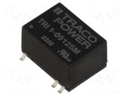 Converter: DC/DC; 1W; Uin: 4.5÷5.5VDC; Uout: 12VDC; Iout: 84mA; SMD14 TRACO POWER