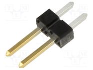 Pin header; pin strips; BERGSTIK; male; PIN: 2; straight; 2.54mm Amphenol Communications Solutions