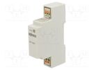 Power supply: switched-mode; for DIN rail; 12W; 24VDC; 500mA; 83% WAGO