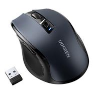 Ugreen MU006 Wireless USB 2.4GHz 4000 DPI Optical Mouse - Black, Ugreen