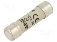 Fuse: fuse; 32A; 400VAC; gG; cylindrical,industrial; 10x38mm HAGER