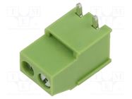 PCB terminal block; straight; 5mm; ways: 2; on PCBs; terminal XINYA