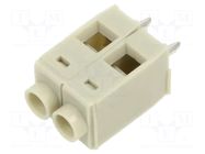 Connector: PCB terminal block; terminal; angled 90°; on PCBs XINYA