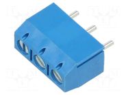 Connector: PCB terminal block; terminal; angled 90°; on PCBs XINYA