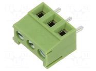 Connector: PCB terminal block; terminal; angled 90°; on PCBs XINYA
