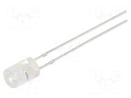 CRLED; blue; 5mm; 750mcd; 100°; Front: flat; 5.5÷20VDC; No.of term: 2 OPTOSUPPLY