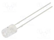 LED; 5mm; green; 750÷1120mcd; 100°; Front: flat; 5V; No.of term: 2 OPTOSUPPLY