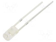 LED; orange; 3mm; 220÷300mcd; 100°; Front: flat; 1.9÷2.4VDC OPTOSUPPLY