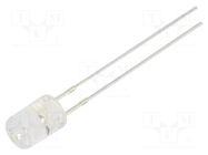 CRLED; orange; 5mm; 1000mcd; 100°; Front: flat; 5.5÷20VDC; -30÷85°C OPTOSUPPLY