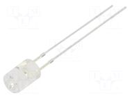 CRLED; red; 5mm; 1000mcd; 100°; Front: flat; 5.5÷20VDC; No.of term: 2 OPTOSUPPLY