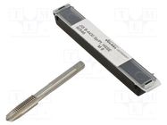 Tap; high speed steel cobalt HSS-E; M8; 1.25; 70mm; 5mm; ISO2/6H 