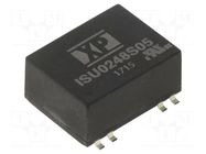 Converter: DC/DC; 2W; Uin: 18÷75VDC; Uout: 5VDC; Iout: 400mA; SMT; ISU XP POWER