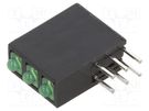 LED; in housing; green; 1.8mm; No.of diodes: 3; 20mA; Lens: diffused BIVAR