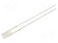 LED; orange; 3mm; 68÷100mcd; 140°; Front: recessed; 12VDC; -30÷85°C OPTOSUPPLY