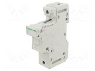 Fuse base; 14x51mm; for DIN rail mounting; 50A; Poles: 1 SCHNEIDER ELECTRIC