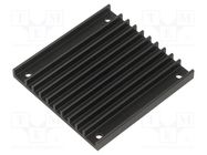 Heatsink: extruded; grilled; TO218,TO220; black; L: 61mm; W: 57.9mm Wakefield Thermal