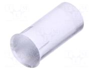 Fiber for LED; Ø3.3mm; L: 6mm; round; Front: flat; straight; PLPC3 BIVAR