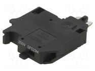 Fuse base; fuse: 5x20mm; black; Features: light indicator SCHNEIDER ELECTRIC