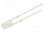 LED; yellow; 3mm; 220÷300mcd; 100°; Front: flat; 1.9÷2.4VDC OPTOSUPPLY