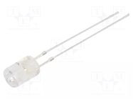 CRLED; yellow; 5mm; 1000mcd; 100°; Front: flat; 5.5÷20VDC; -30÷85°C OPTOSUPPLY