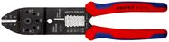 KNIPEX 97 21 215 SB Crimping Pliers with multi-component handles black lacquered 230 mm