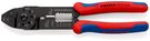 KNIPEX 97 21 215 B Crimping Pliers with multi-component grips black lacquered 230 mm