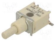 Switch: push-button; Pos: 2; SPST-NO; 0.02A/20VAC; 0.02A/20VDC C&K