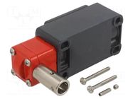 Safety switch: hinged; FD; NC x2; IP67; -25÷80°C; red,grey; metal PIZZATO ELETTRICA