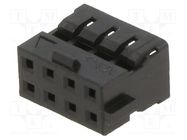 Plug; wire-wire/PCB; female; Milli-Grid; 2mm; PIN: 8; w/o contacts MOLEX