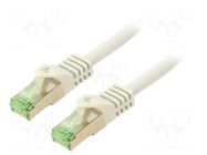Patch cord; RJ45 plug,both sides; S/FTP; Cat 8.1; stranded; Cu GOOBAY