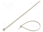 Cable tie; L: 210mm; W: 4.7mm; polyamide; 355N; grey; Ømax: 55mm; T80R HELLERMANNTYTON