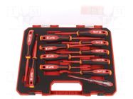 Insulated; Phillips,Pozidriv®,slot,Torx®; case; 12pcs. Milwaukee