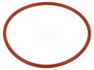 O-ring gasket; silicone; Thk: 2.5mm; Øint: 61mm; red; -60÷160°C ORING USZCZELNIENIA TECHNICZNE