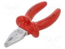 Pliers; insulated,universal; carbon steel; 140mm; 406/1VDEDP UNIOR