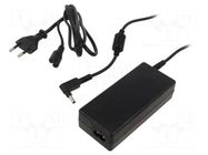 Power supply: switching; 19VDC; 3.42A; Out: 4,0/1,35; 65W; desktop QOLTEC