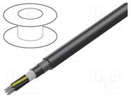 Wire: control cable; ÖLFLEX® ROBUST FD C; 4G1mm2; black; stranded LAPP