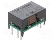 Converter: DC/DC; 10W; Uin: 4.5÷18V; Uout: 12VDC; Uout2: -12VDC; THT TDK-LAMBDA