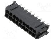 Connector: wire-board; socket; male; Micro-Fit 3.0; 3mm; PIN: 18 