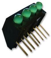 LED, PCB, 3MM, QUAD, GREEN