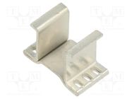 Heatsink: moulded; natural; L: 8mm; W: 15mm; H: 10mm; 28.8K/W; copper FISCHER ELEKTRONIK