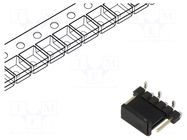 Connector: pin strips; pin header; male; PIN: 6; vertical; SMT; 1x6 HARWIN