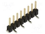 Connector: pin strips; pin header; male; PIN: 8; vertical; SMT; 1x8 HARWIN
