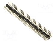 Connector: pin strips; pin header; male; PIN: 72; angled 90°; THT HARWIN