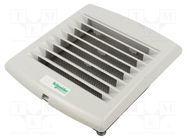 Fan: AC; axial; 115VAC; 38m3/h; 41dBA; IP54; 137x117x49mm; RAL 7035 SCHNEIDER ELECTRIC