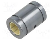 Linear slide bearing; aluminium,iglidur® J; Ø: 20mm; L: 45mm IGUS