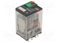 Relay: electromagnetic; 3PDT; Ucoil: 24VAC; Icontacts max: 10A SCHNEIDER ELECTRIC