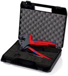 KNIPEX 97 43 200 Crimp System Pliers for exchangeable crimping dies with multi-component grips burnished 200 mm