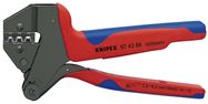 KNIPEX 97 43 66 Crimp System Pliers MC4® & MC4® EVO2 for exchangeable crimping dies for MC4® Multi-Connect connectors (up to 6 mm²) with multi-component handles burnished 200 mm