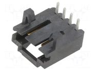 Connector: wire-board; socket; male; AMPMODU MTE; 2.54mm; PIN: 4 TE Connectivity