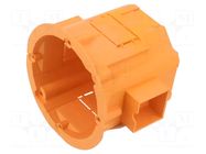 Enclosure: junction box; Ø: 60mm; Z: 60mm; plaster embedded; deep JONEX